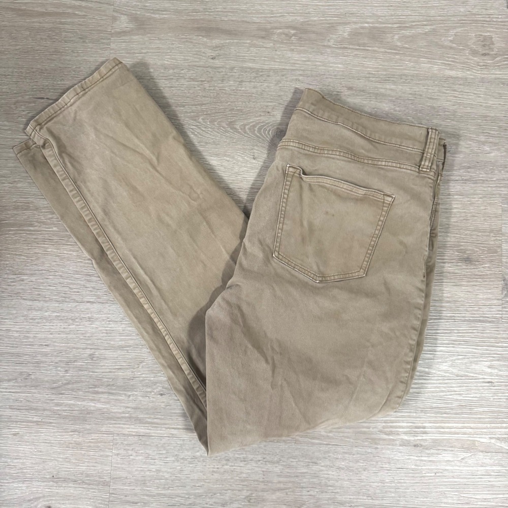 Flint‎ and Tinder 365 Pants Mens 36x32 Khaki Brown Slim Fit Chinos